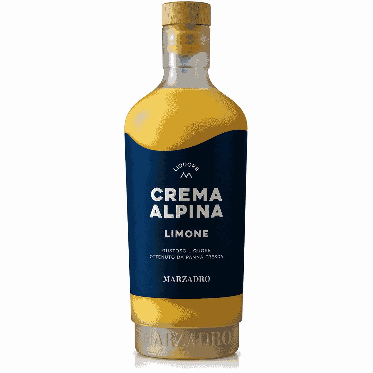 DISTILLERIA MARZADRO – CREMA ALPINA RIVIERA DEI LIMONI (70 CL, 17% Vol.)