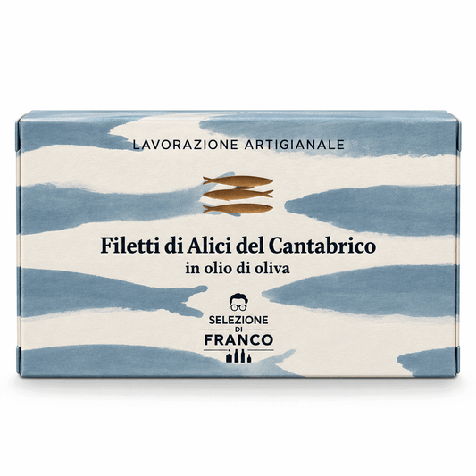 SELEZIONE DI FRANCO Filetti di Alici del Mar Cantabrico in Olio di Oliva 70 g