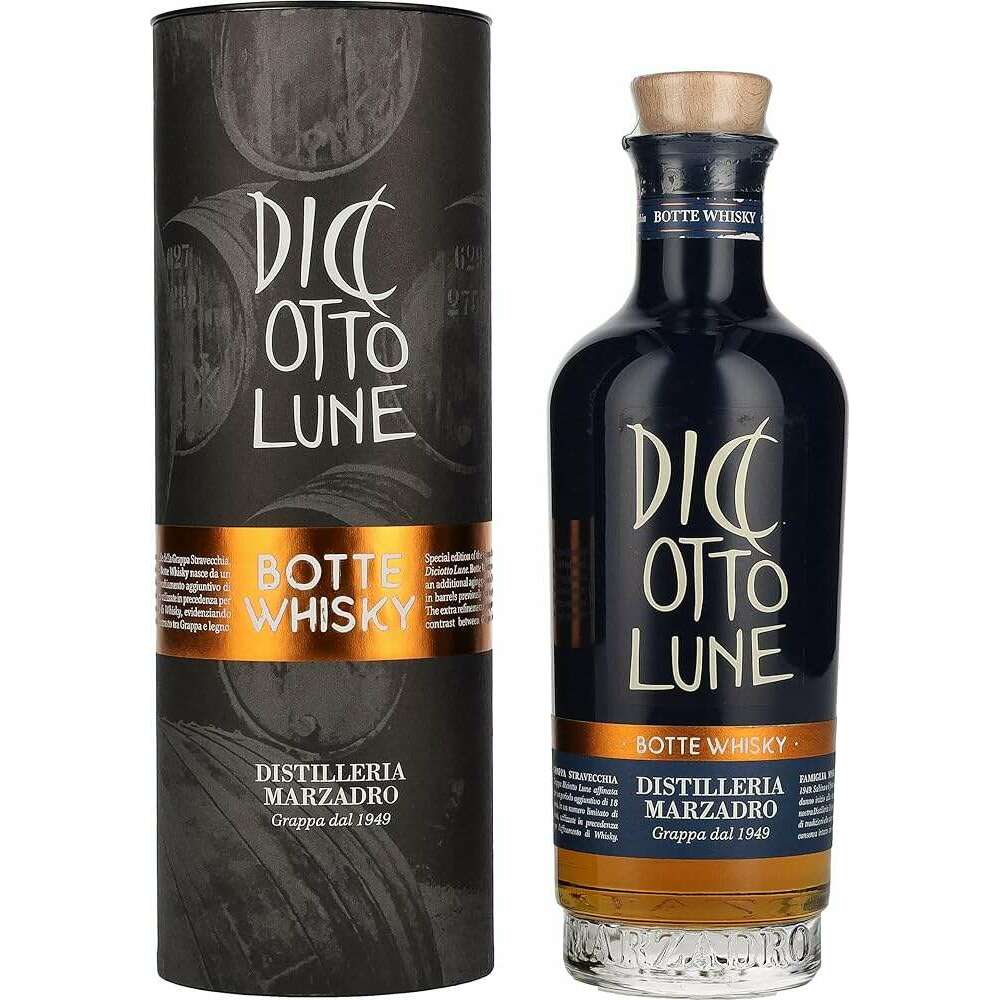 Marzadro Grappa "Diciotto Lune" Riserva Botte Whisky (50CL, 42% vol)