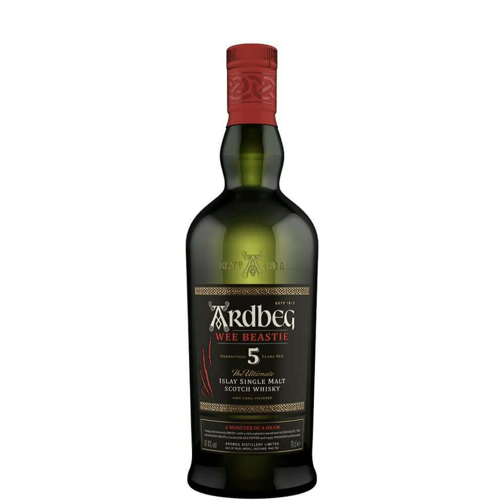 Whisky Ardbeg Wee Beastie 5 Years Old  Islay Single Malt Scotch (70CL, 47.5% Vol.)