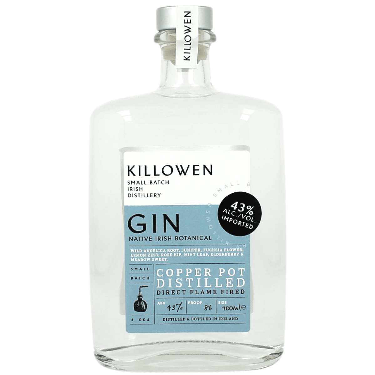 Killowen Native Irish Botanical Gin (70CL, 43.0% Vol.)