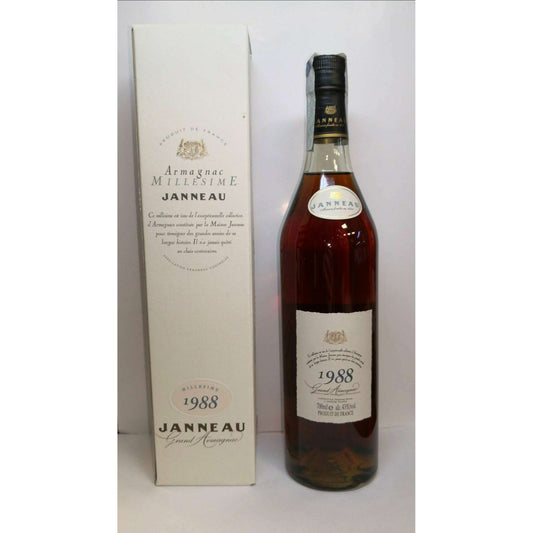 Armagnac "Janneau Vintage Collection 1988" in confezione regalo da 0,7 lt