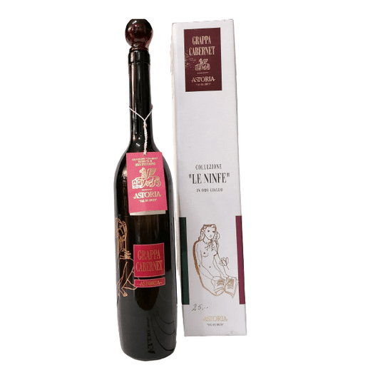 Astoria Grappa Invecchiata Cabernet Val de Brun Collezione Le Ninfe  (70CL, 40% Vol.)