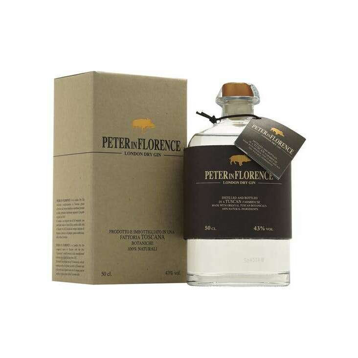 Peter in Florence London Dry Gin Botanicals Astucciato (50CL, 43% Vol.)