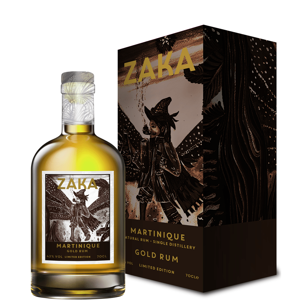 Zaka Rum - RUM MARTINIQUE GOLD RUM - AGRICOLE (70CL, 42.0% Vol.)