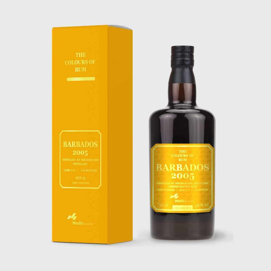 Foursquare 2005 15 YO Barbados edition No. 2 - The Colours Of Rum (70CL, 59.1% Vol.)