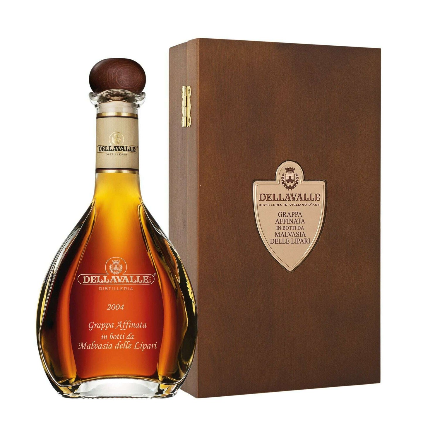 DELLA VALLE Grappa affinata in botti da Malvasia delle Lipari (70CL, 42% Vol.)
