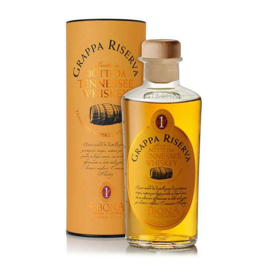 Sibona Grappa Riserva botti di Whisky (0.5L, 44% Vol.)