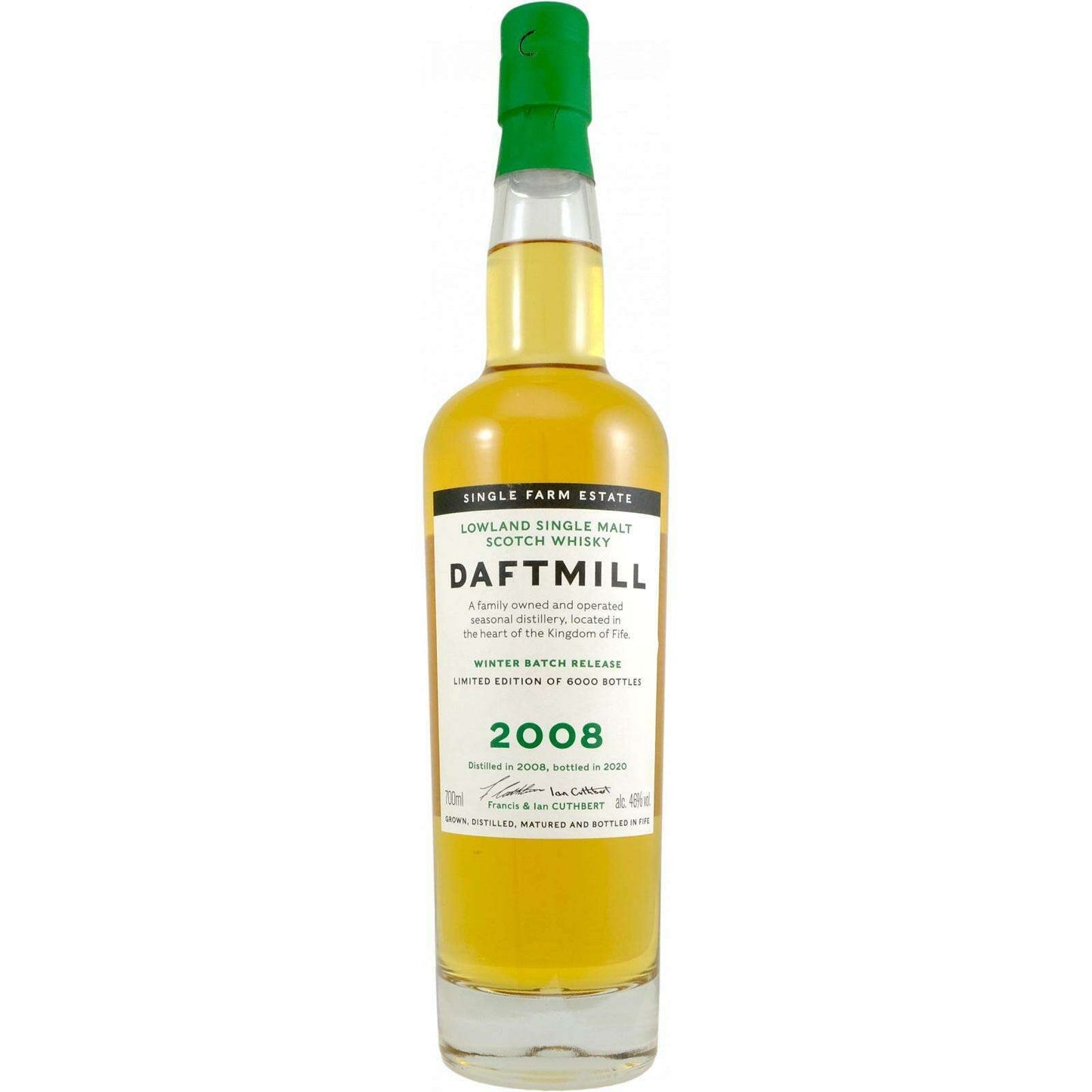 Whisky Daftmill 2008 Winter Batch Release Vintage 2008 Bottled 2020 (70CL, 46.0 % Vol.)