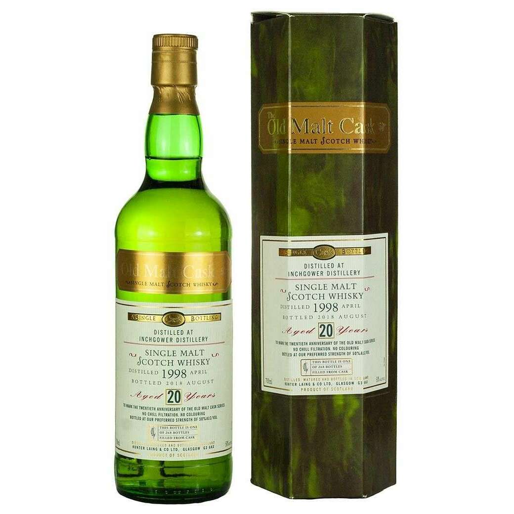 Inchgower 20 Year Old 1998 - Old Malt Cask (Hunter Laing) (70cl, 50.0% Vol.)