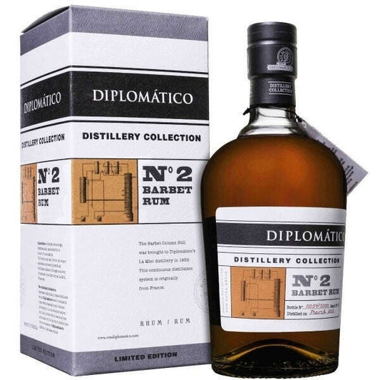 Diplomatico Rum Distillery Collection N° 2 Single Column Barbet (70CL, 47.0% Vol.)