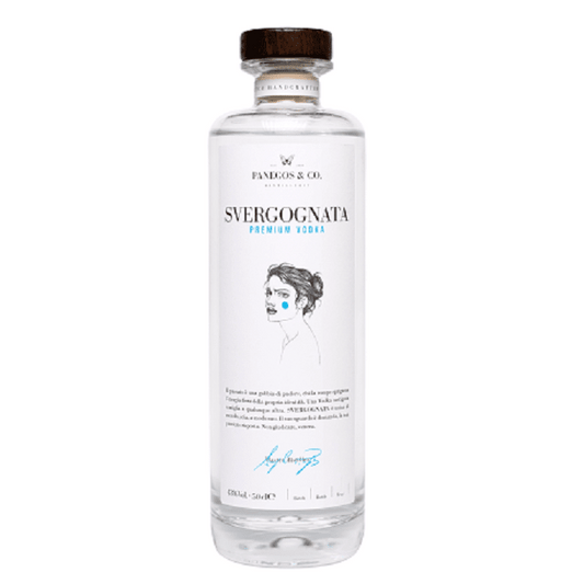 PANEGOS DISTILLERIE SVERGOGNATA PREMIUM VODKA Panegos & Co. (70CL, 43.0% Vol.)