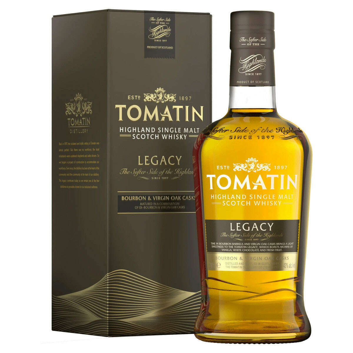 Whisky TOMATIN LEGACY (70CL, 70CL, 43% Vol.)