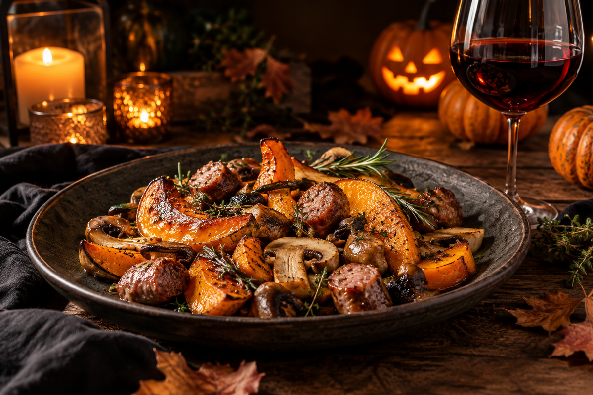Zucca arrosto, salsiccia e funghi: quali vini per Halloween?